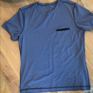 Men Blue Lululemon Shirt